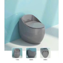 Bồn cầu liền khối hình trứng